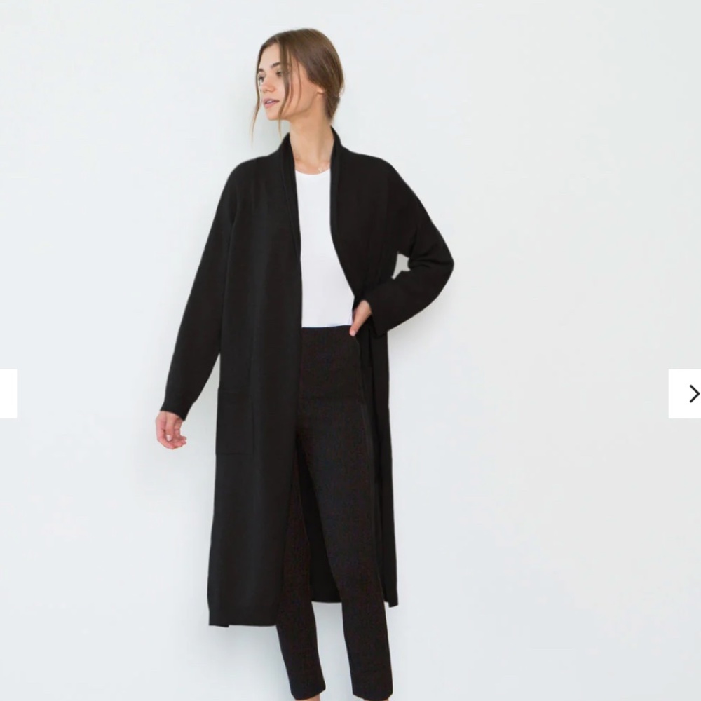 Cashmere Cardigan Robe - Picture 2 of 4